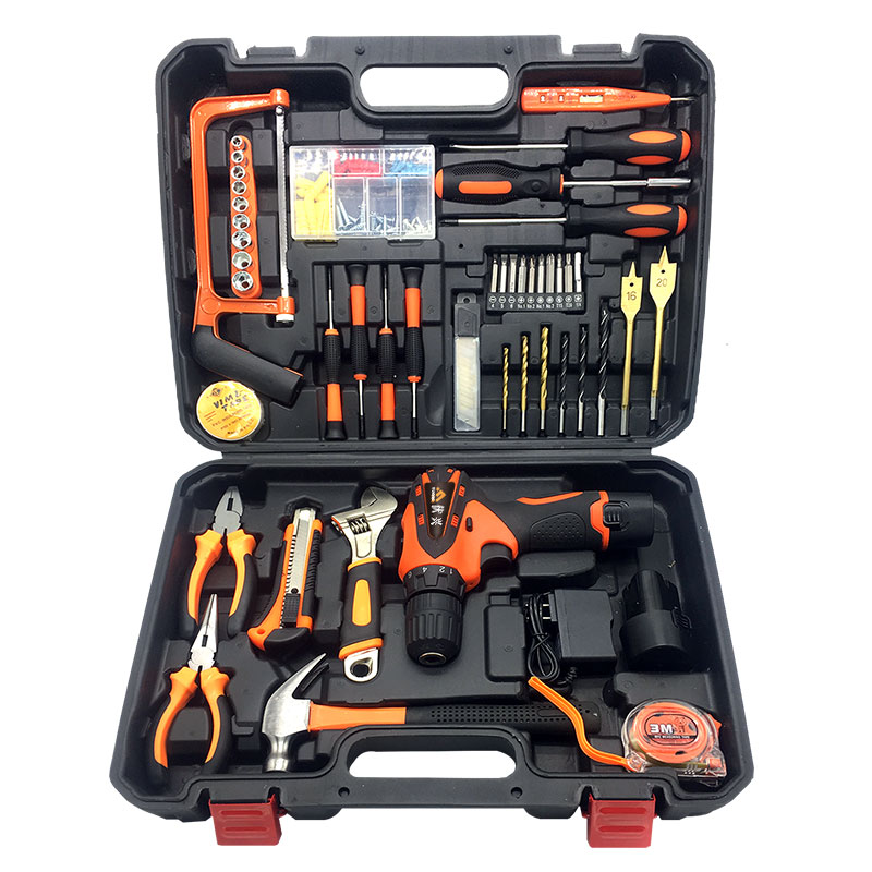 117件套锂电钻工具套装